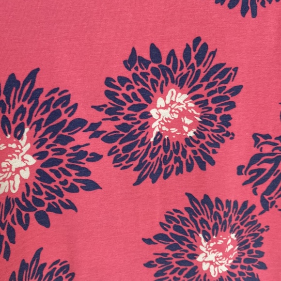 Vintage Banana Republic Pink/Blue Floral Tank Top - Size Large - Picture 4 of 6